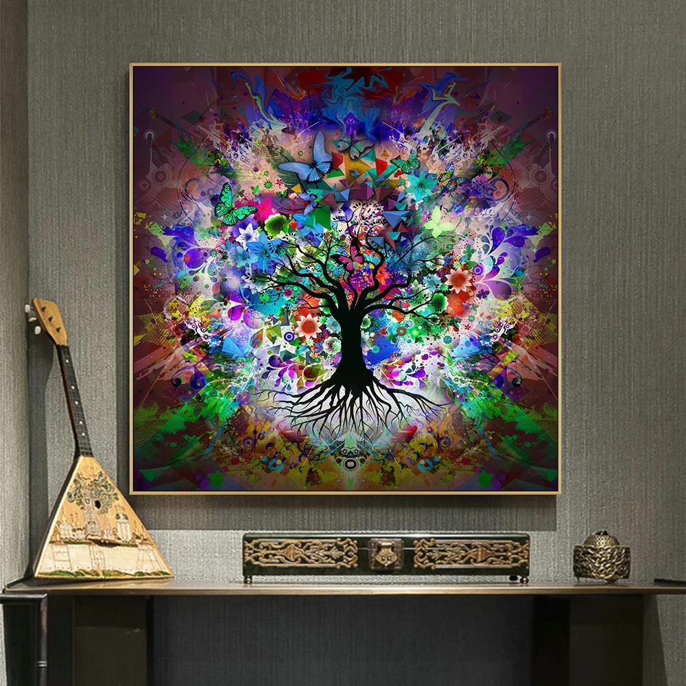 Tree of life by Gustav Klimt Scandinavian Landscape Wall Art Canvas Poster and Prints Abstract Art Picture for Living Room Decor 1