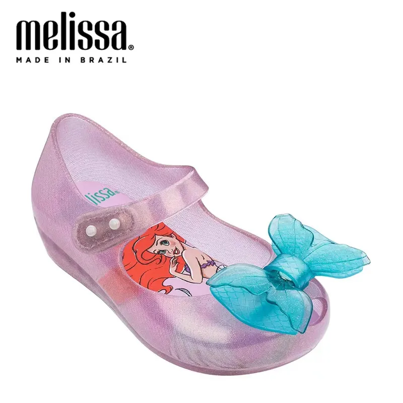 Mini Melissa Ultragirl Mermaid Новинка 2020 года прозрачные сандалии для девочек детские с