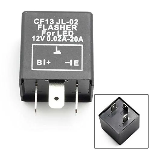3pins Car Motorcycle LED Flasher Relay 12V Universal Electronic Adjustable Freauency Turn Signal Light Blinker | Автомобили и