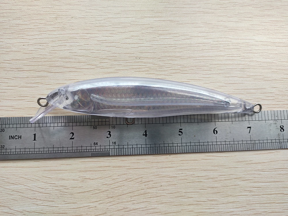 5 шт. Неокрашенная рыболовная приманка с большим телом Minnowbaits твердые приманки