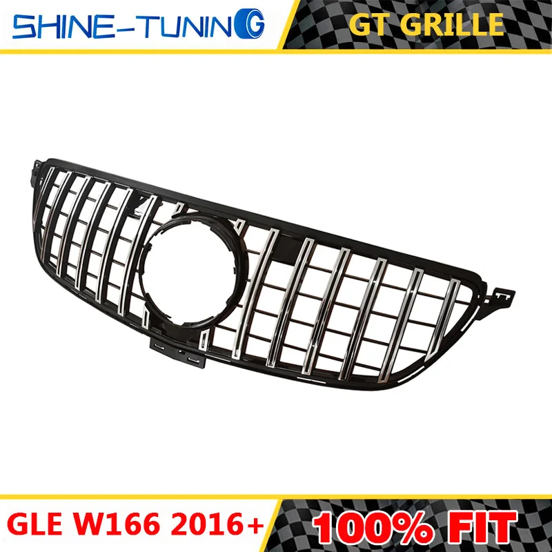 Передняя решетка для GLE class W166 W292 GT R AMG купе 63 63S GLE300 GLE320 G350 без эмблемы 2016 +|Гоночные