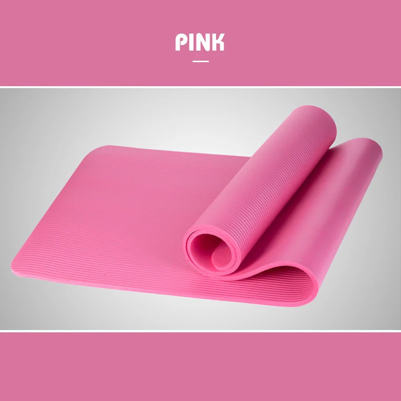 1830*610*10 мм коврик для йоги, эластичные Нескользящие Коврики для фитнеса, гимнастики, сумка для переноски, толстый наколенник, коврик для упражнений