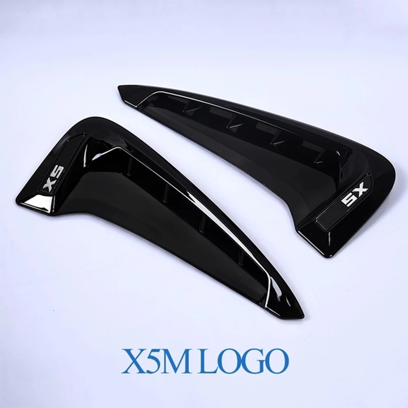 

9- наклейка на боковое вентиляционное отверстие автомобиля, наклейка на крыло, жабры акулы, боковая накладка на вентиляционное отверстие для BMW X серии X5 F15 X5M F85, аксессуар