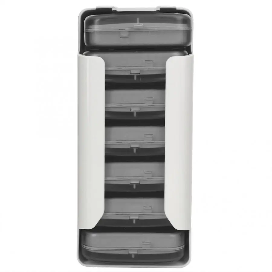 Коробка для хранения держатель с дистанционным управлением 7 слоев Портативный