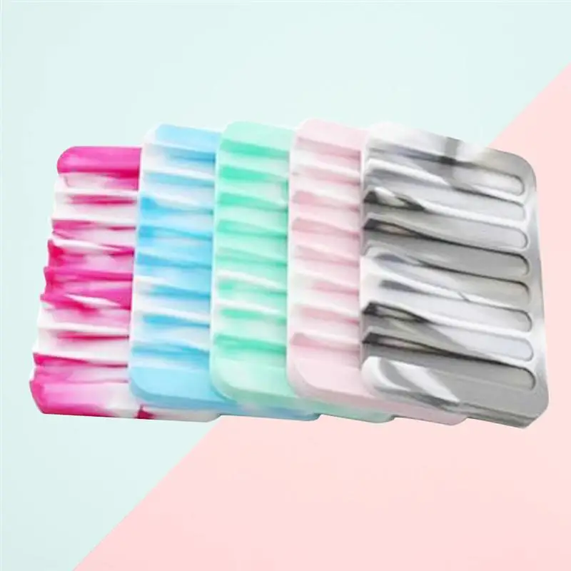 5 шт. мыльница красочная раковина слив лоток держатель для душа хранения в ванной