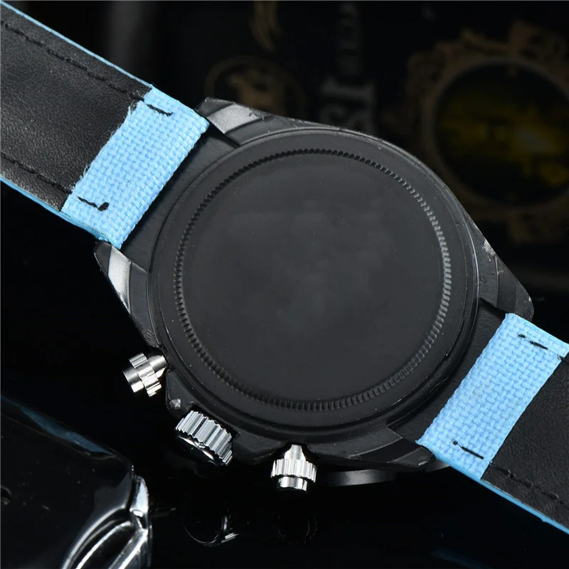 

Luxury Brand Design Diamond Daytona- Quartz Watch Women Men Business Leather Quartz Watch For Men gifts