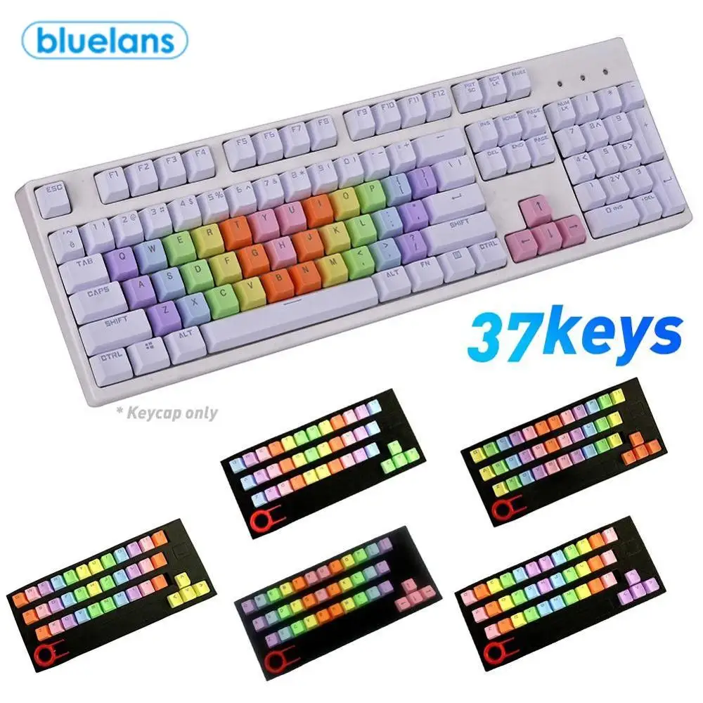 Модификаторы профиля 37 клавиш PBT подсветка цветная механическая клавиатура