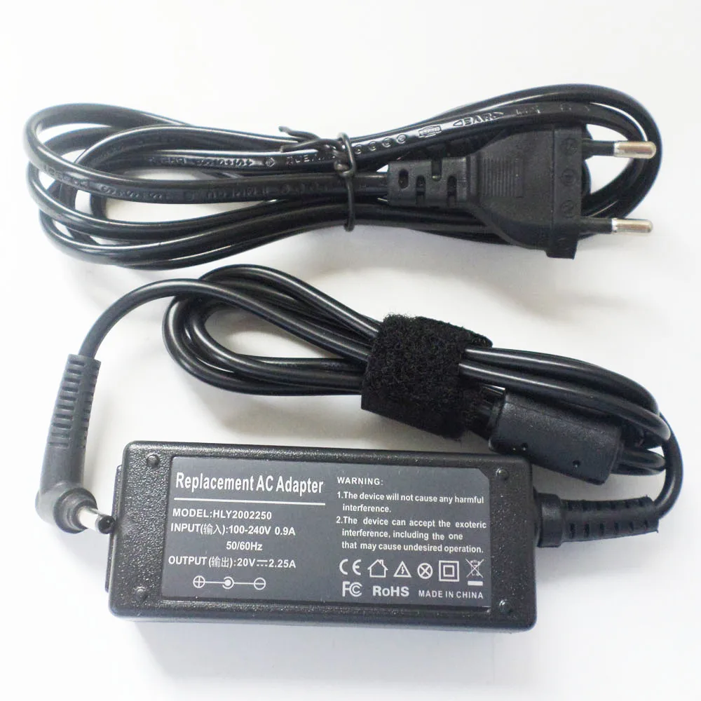 

New 20V 2.25A Notebook AC Adapter Battery Charger Power Supply Cord For Lenovo IdeaPad 500 500S 510 510S 710 710S PA-1450-55LU