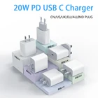 Зарядное устройство PD USB C 20 Вт для iPhone, зарядное устройство для Xiaomi, аксессуары для телефонов, зарядное устройство для телефона, милое портативное зарядное устройство для Apple Watch, зарядное устройство