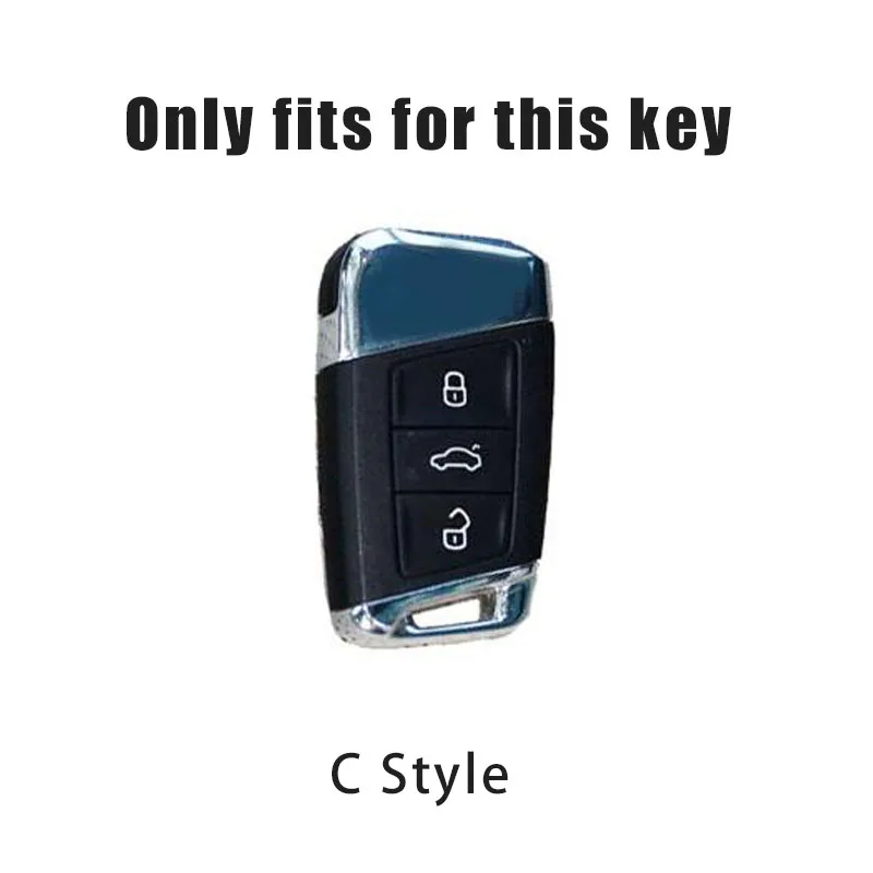 

Soft TPU Car Smart Key Case Cover Holder Shell Fob For Volkswagen VW Magotan Passat B8 Golf For Skoda Superb A7 Auto Accessories