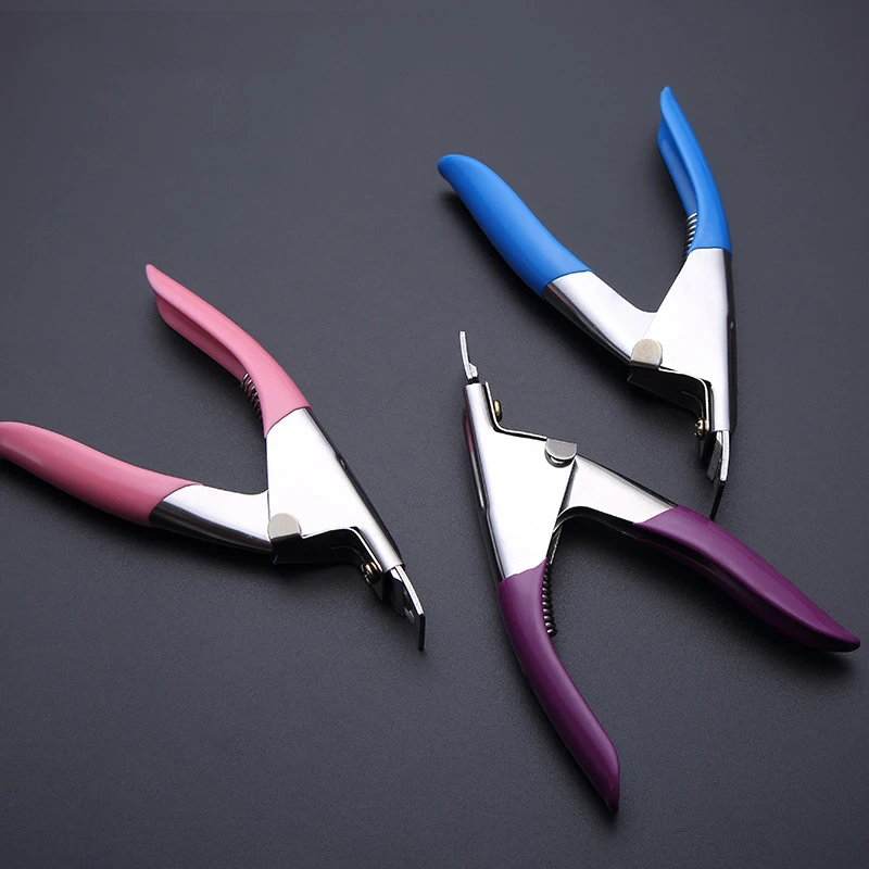 Профессиональные кусачки для маникюра резак накладных ногтей край акриловый УФ