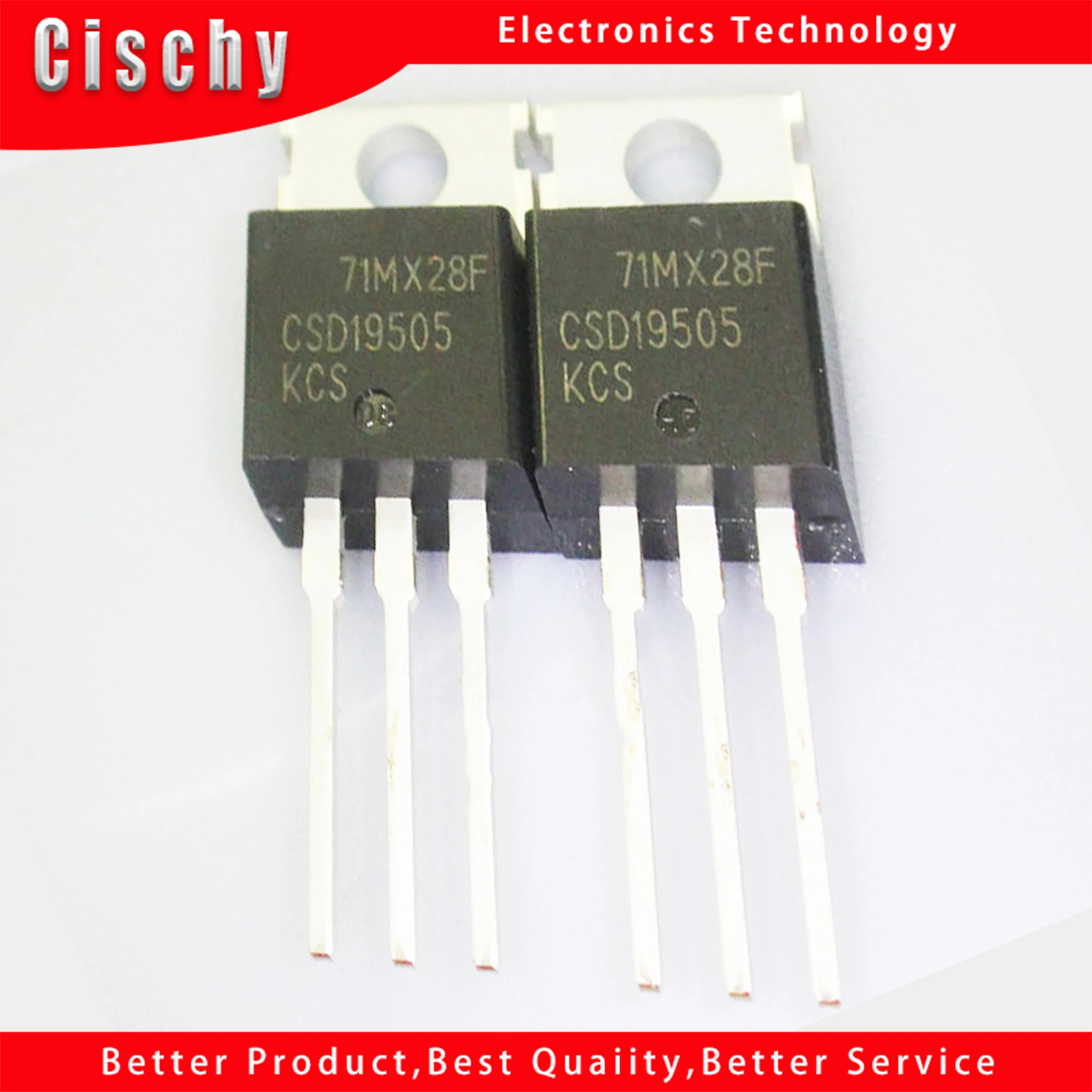 

10 шт. CSD19505KCS-220 CSD19505 TO220 19505KCS 80V 150A