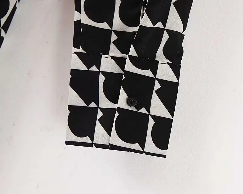 Женское Новое модное тонкое Повседневное платье с длинными рукавами и принтом |