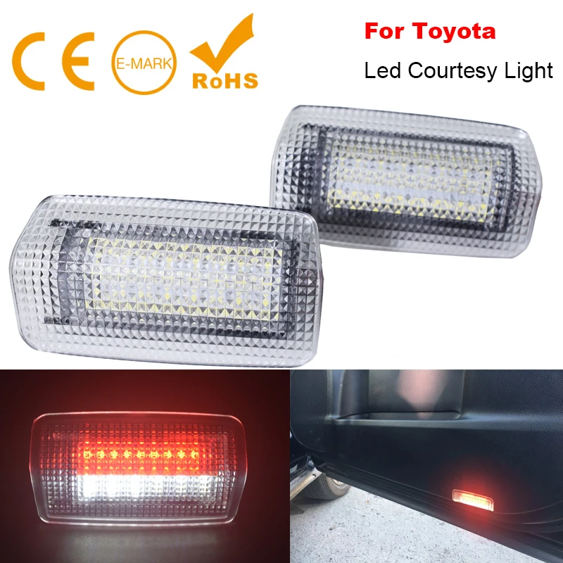 Автомобильный светодиодный светильник 2 шт. 12 В для Toyota high Lander Land Cruiser Tundra Camry Prius