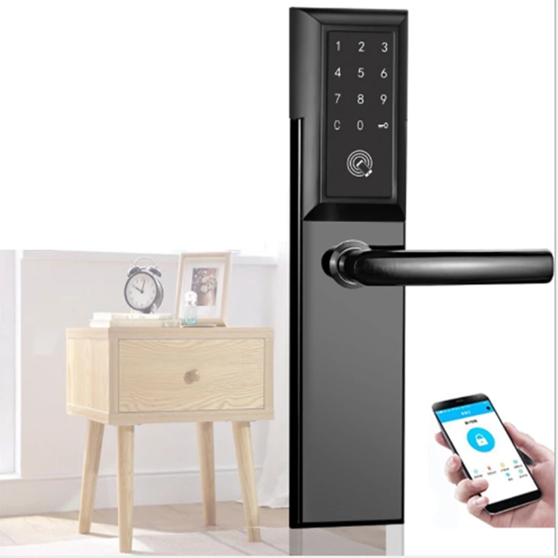 

Security Smart Door Lock Wifi TTLock App Electronic Door Lock Intelligent Door Locks Contact Screen Digital Password Lock Smart