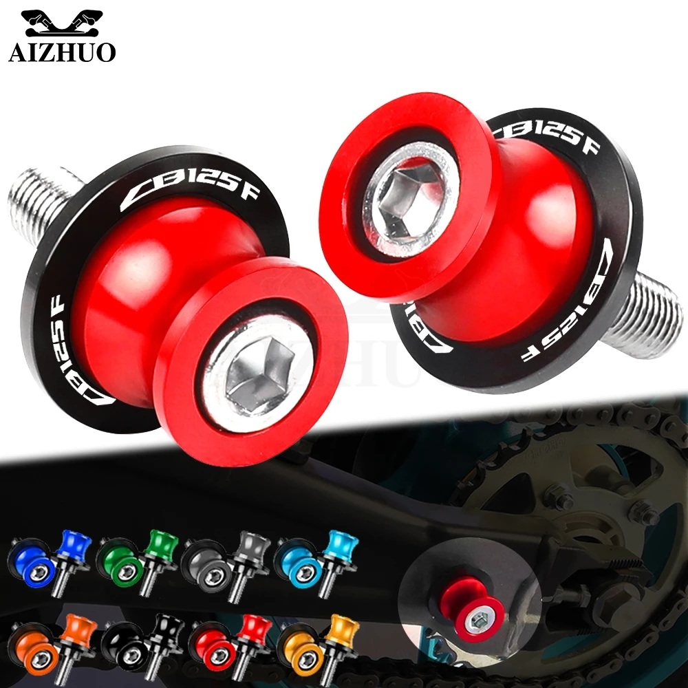 

Motorcycle CB 125F FOR HONDA CB125F CB125 F 2016 CNC Aluminum Swingarm Spools M8 Stand Screws With CB 125 F LOGO Accessories