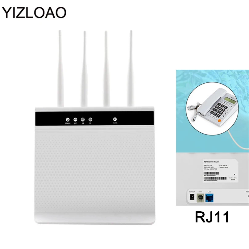 YIZLOAO 4G Wi Fi роутер GSM телефон Volte 4g 3g стационарная точка доступа Настольный