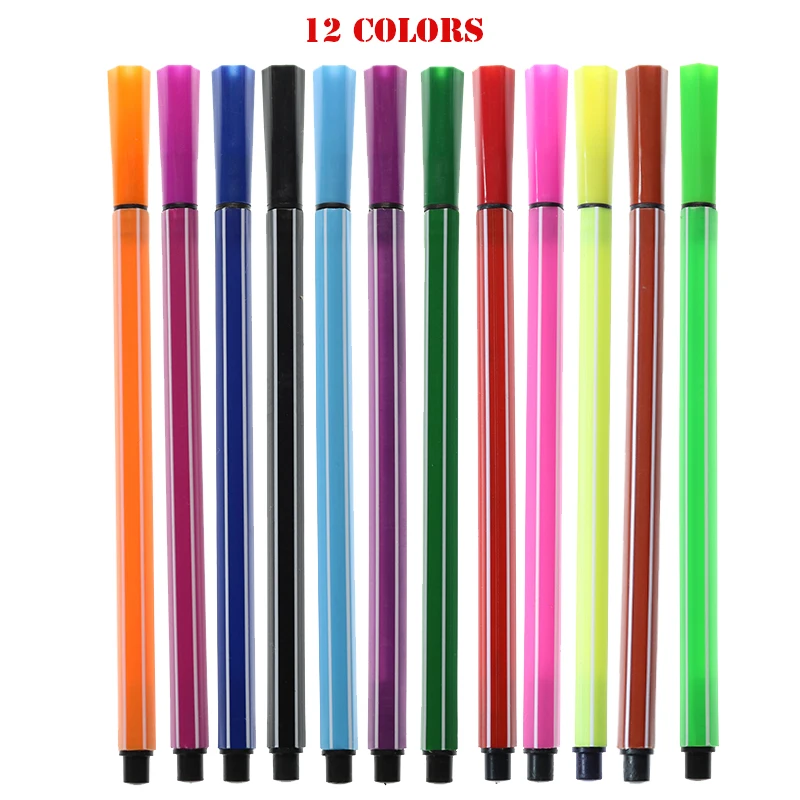 

Children Painting 36/24/18/12 Non-toxic Color Washable Watercolor Pen Mark Painting Children's Art Supplies