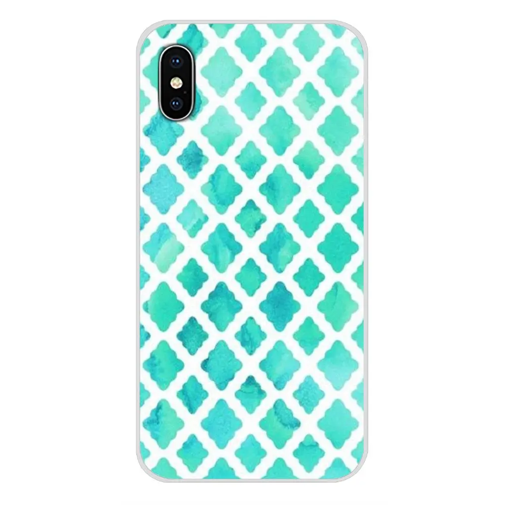 Custom Phone Case For Huawei G7 G8 P7 P8 P9 P10 P20 P30 Lite Mini Pro P Smart Plus 2017 2018 2019 Fashion Aqua Silver Green Mint | Мобильные