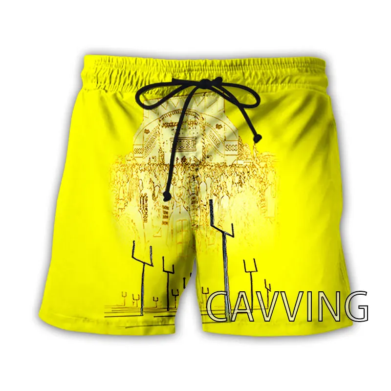Шорты пляжные быстросохнущие для мужчин и женщин модные повседневные отпуска с 3D