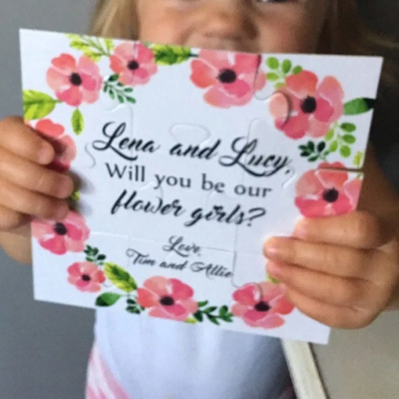 Подгоняйте будет ли вы мой цветок девушка подарок головоломка предложение