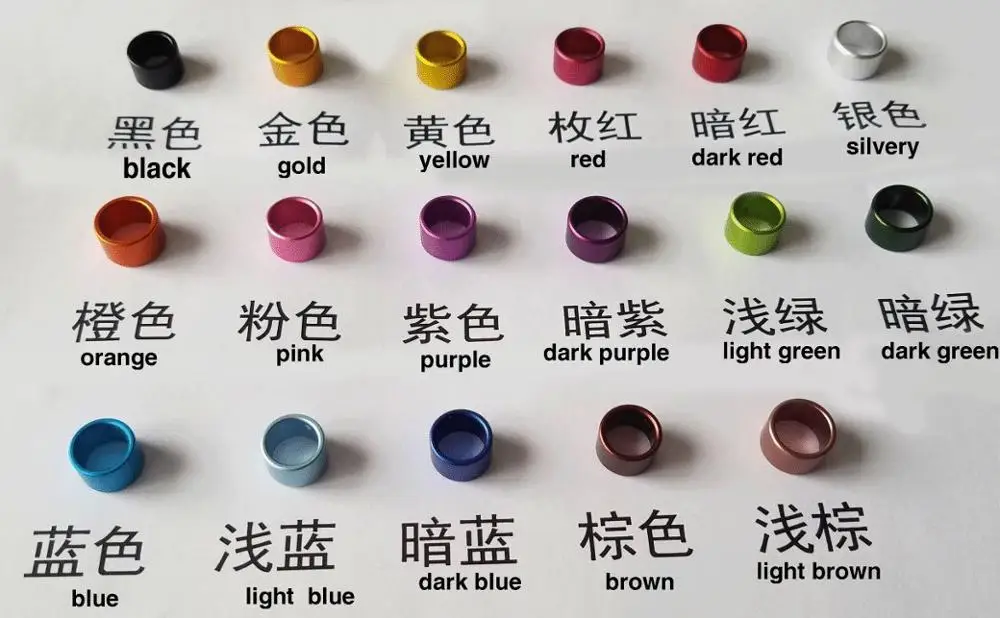 50 шт. последние высококачественные алюминиевые голубиные ножные кольца для