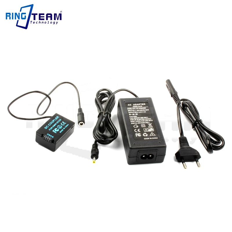 

5PCS AC Adapter DMW-AC8 + DMW-DCC6 BMB9 for Panasonic Cameras DMC-FZ40K FZ45K FZ47K FZ48K FZ60 FZ62 FZ70 FZ80 FZ82 FZ72 FZ100K