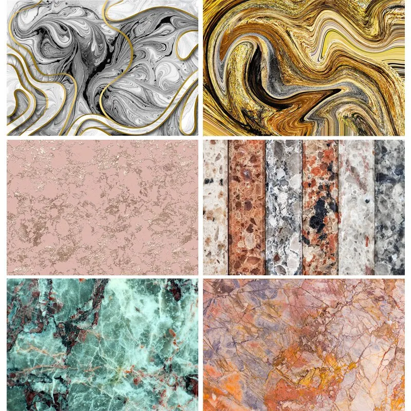 

Vinyl Custom Photography Backdrops Props Marble Texture theme Photo Studio Background 20828DLS-05