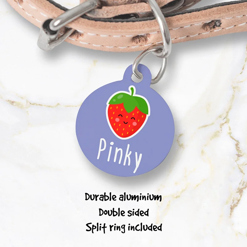 

Personalized pet ID badge keychain cat and dog engraving pet ID name is suitable for puppy collar pets