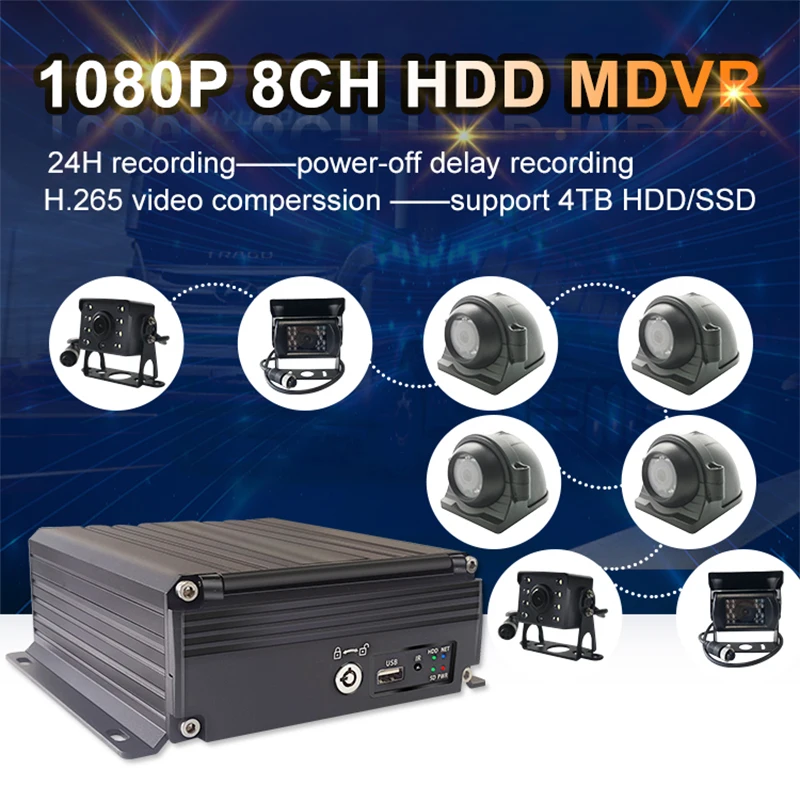 TEXOSA Factory Прямая партия SD жесткий диск циклическая запись AHD 1080P FHD аудио и видео 8
