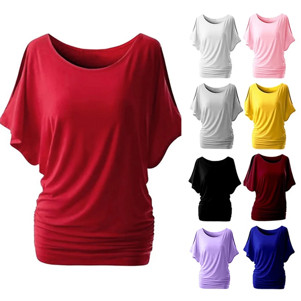 

Women Oversized t-shirt Female T-Shirt Casual Loose Short Bat Sleeve Female Tee Shirt Wild Plus Size Women Clothing Top Women