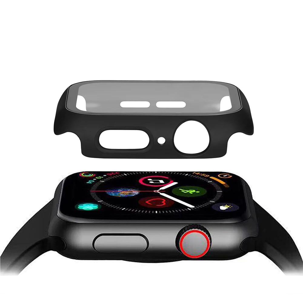 Защитная пленка UEBN для Apple Watch 38 42 мм Series 4 3 2 1 стекло с полным покрытием 3D изогнутые