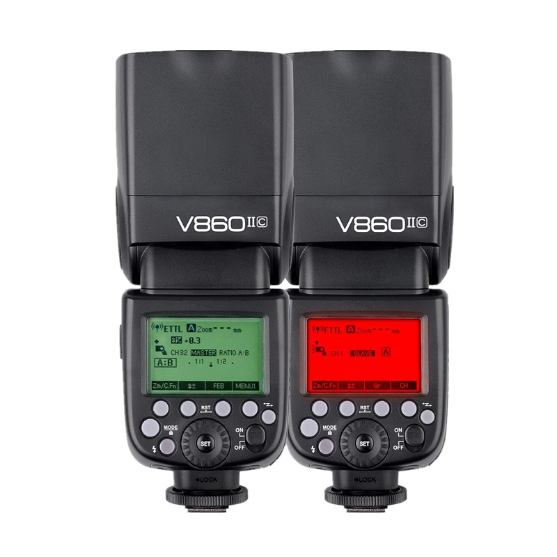 Godox V860II-C V860IIC Speedlite GN60 HSS 1/8000s TTL Flash Light +Xpro-C Wireless Trigger Transmitter for Canon 5D 7D 6D | Электроника