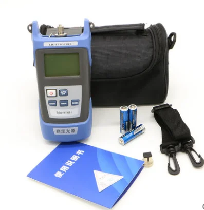 Handheld fiber optic laser light source tester FTTH Fiber Optic Light Source Multi Wavelength 1310 1550nm | Мобильные телефоны и