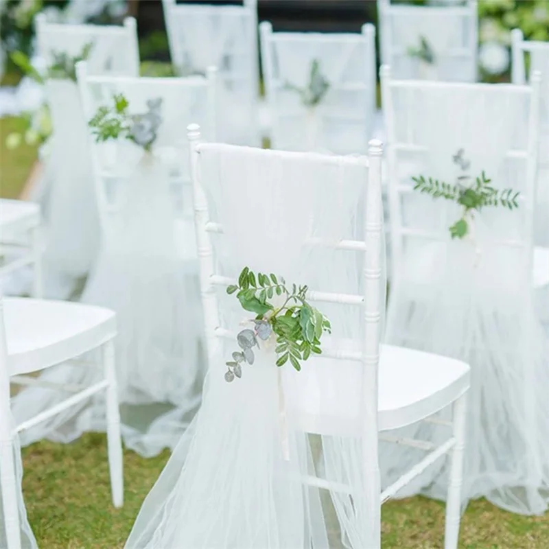 72cm*10m Sheer Crystal Tulle Roll Wedding Organza Fabric Birthday Party Backdrip Hanging Decoration Chair Sashes | Дом и сад