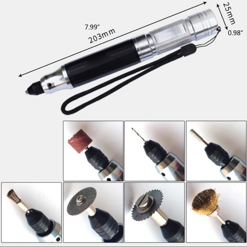 

DIY Engraving Pen Rechargeable Electric Carving Polishing Pen Portable Mini Driller Grinder for Metal Wood Jewelry Glass
