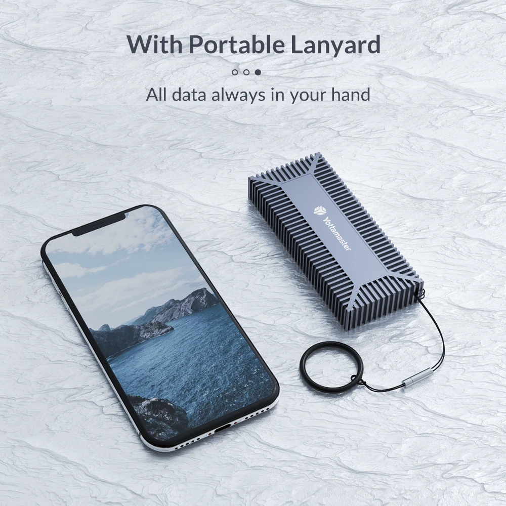 Корпус Yottamaster Thunderbolt 3 сертифицированный Intel корпус (40 Гбит/с) NVMe PCIe M Key 2280 M.2