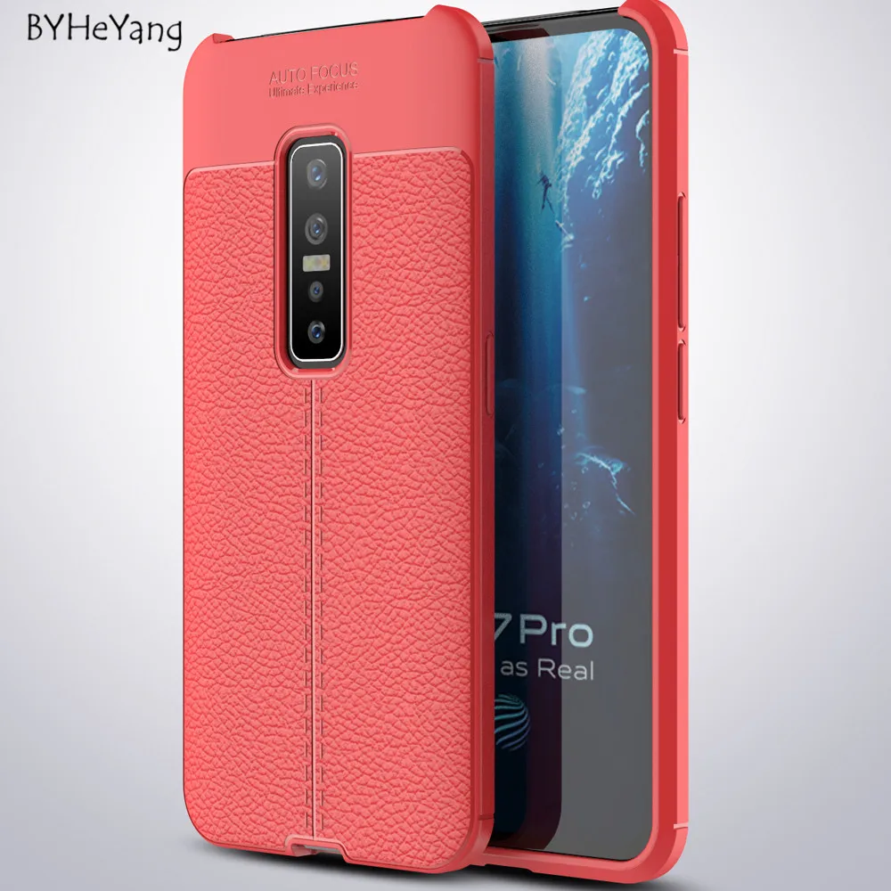 ДЛЯ Vivo V17 Pro Чехол Fundas с рисунком личи силиконовая задняя крышка из ТПУ мягкий