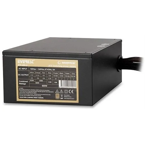 Rampage BTX-600-2 600W 80 Plus Бронзовый Активный источник питания для вентилятора 12 см |