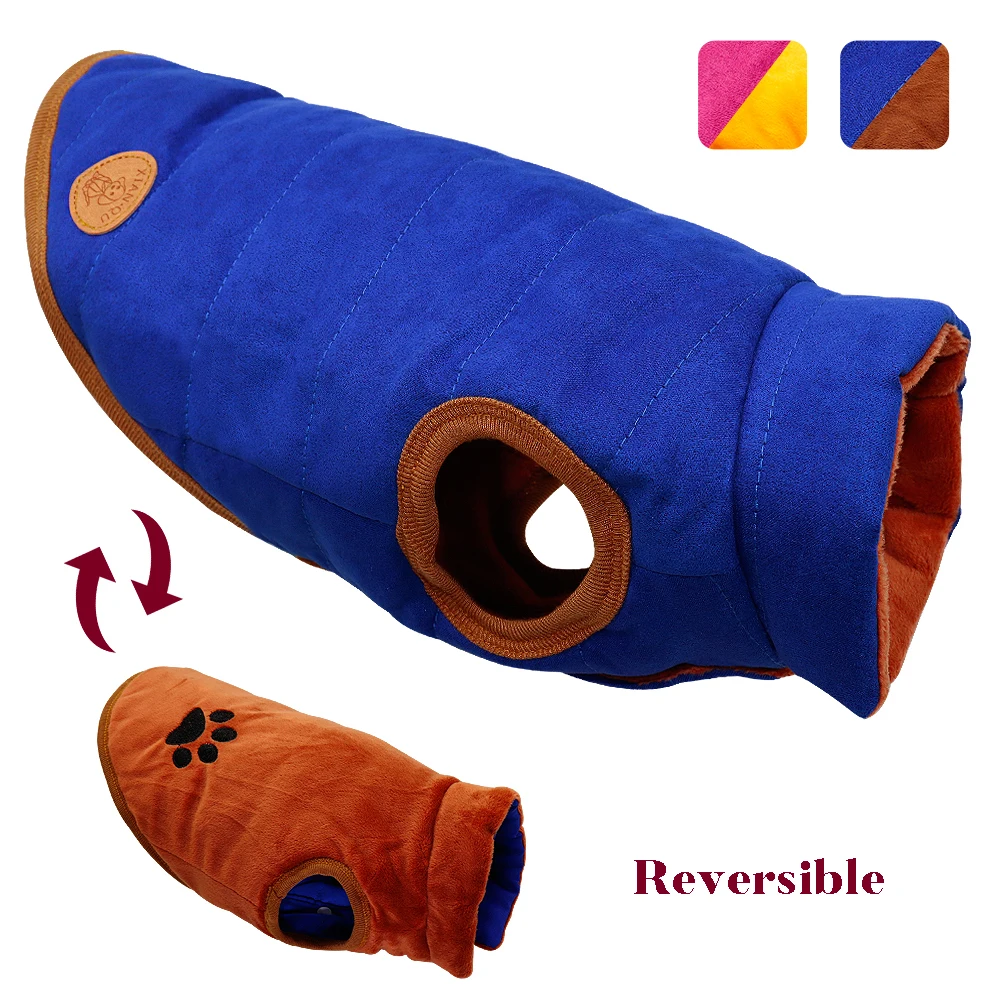 Зимняя одежда для домашних животных маленьких собак пальто теплая куртка щенков