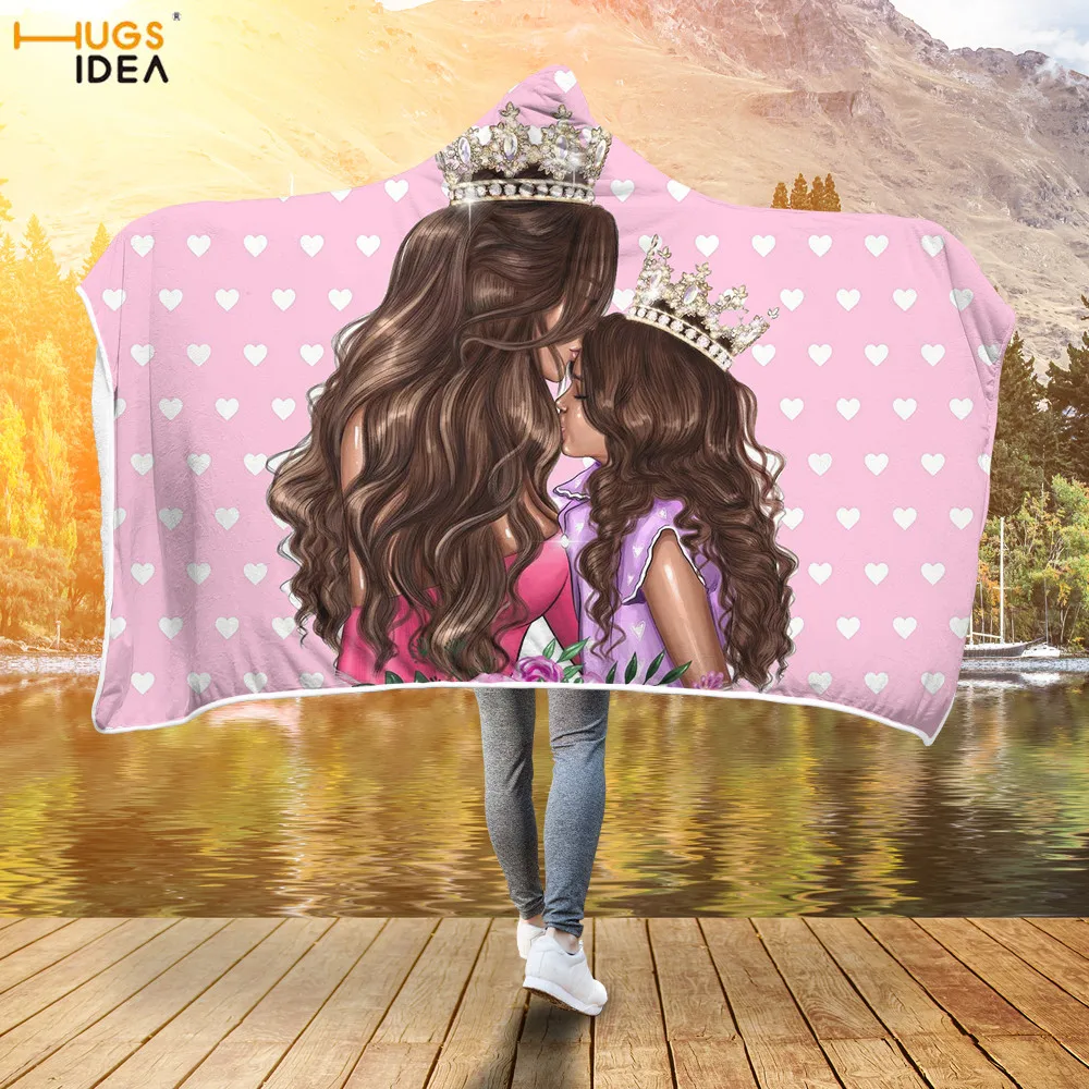 HUGSIDEA супер мама с рисунками из мультфильмов капюшоном узором в виде Одеяло