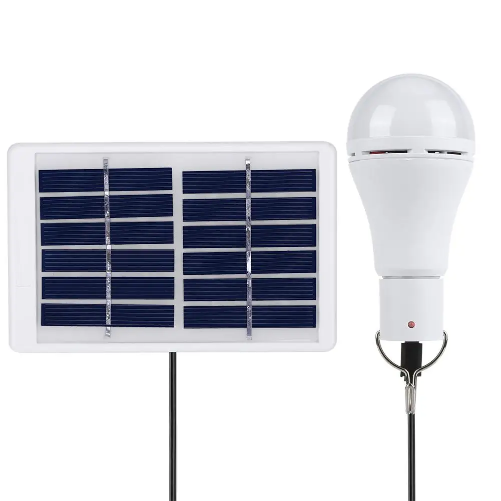 Портативная лампа на солнечной батарее 5 режимов 20 COB LED лампочек Подвесная с