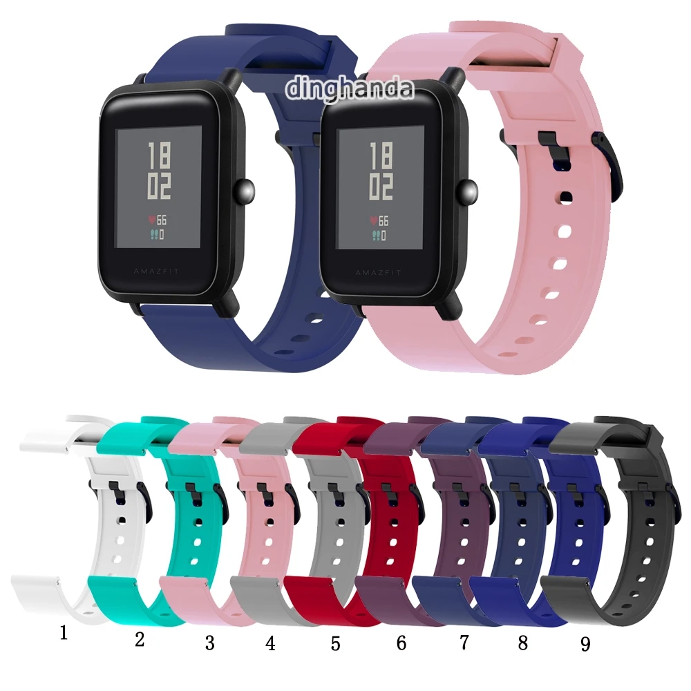 Мягкий силиконовый ремешок для часов Huami Amazfit Bip/Bip Lite/Bip S U Series | Электроника