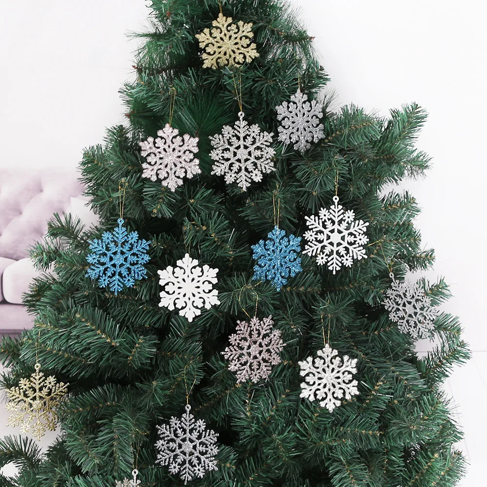 

Christmas tree decorative snowflake pendant Christmas home decorative snowflake 2021 New