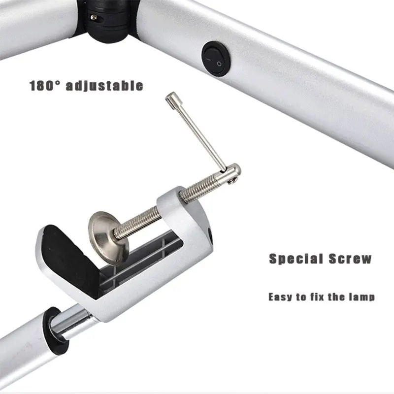 Умная современная светодиодная настольная лампа для ногтей светильник чтения