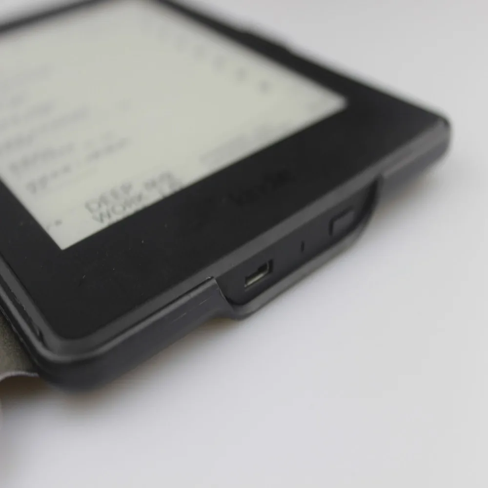 Чехол накладка с принтом для Kindle paperwhite 2012 2015 2017 6 ''Тонкий Магнитный смарт чехол