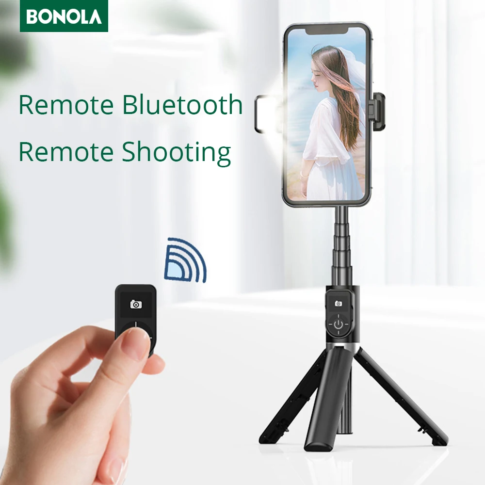

Карданный штатив Bonola, селфи-Палка для Xiaomi/iPhone 12 11/Samsung Note 20
