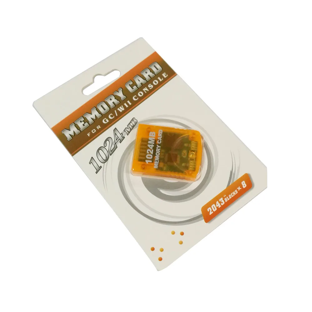 1gb memory card storage saver for wii for game cube for gc free global shipping
