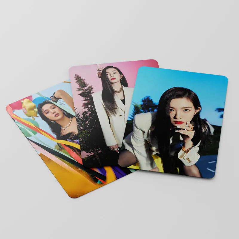 55pcs/set Kpop Red Velvet Lomo Cards New album Queendom K-pop Photo Collection Card idol card fan gift | Канцтовары для офиса и