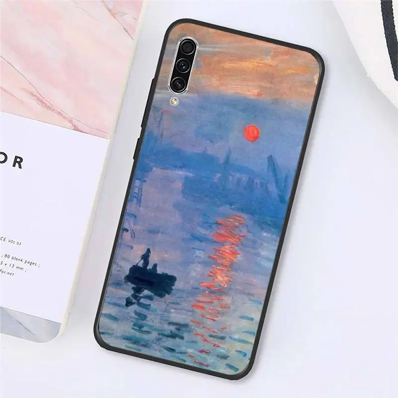 

Van Gogh art pattern Phone Cases For Samsung galaxy S 9 10 20 A 10 21 30 31 40 50 51 71 s note 20 j 4 2018 plus Luxury brand